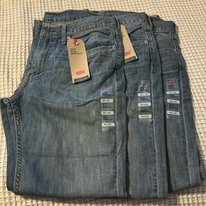 Levis 527 Slim Bootcut jeans (3 pair) All NWT